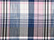 Baumwollstoff Karo Blusenstoff, rosa navy