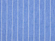 Jeansstoff Nadelstreifen, jeansblau weiss