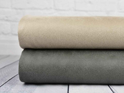 elastisches Wildleder Imitat gepr�gte Optik, dunkelgrau