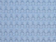 Frottee Waffelmuster XL, dusty blue