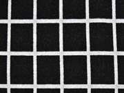 Jacquard Jersey Karomuster Gitternetz, schwarz meliert