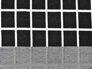 Jacquard Jersey Karomuster Gitternetz, schwarz meliert