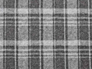 Jacquard Jersey Glencheck, grau meliert