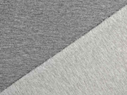 Double Face Scuba, mittelgrau hellgrau