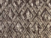 Cocktailstoff Rauten metallic, gold