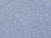glattes B�ndchen Glitzer, silber rauchblau