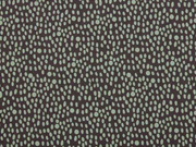 Baumwollstoff Tropfen,  khaki dunkelbraun