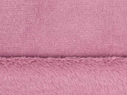 Wellnessfleece uni, dunkles altrosa