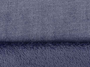 Wellnessfleece uni, dunkelblau