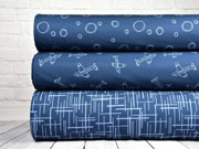 Softshell Flugzeuge, indigoblau