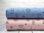 Sweat angeraut Waldtiere, jeansblau