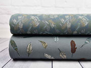 Jersey Federn, dunkelgrau