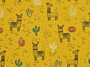 Jersey Lamas Kakteen, senfgelb