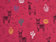 Jersey Lamas Kakteen, weinrot