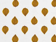 Jersey Bl�tter, ocker cremewei�