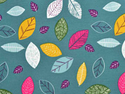 Jersey Bl�tter, bunt altmint