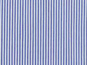 Elastischer Blusenstoff Streifen, blau wei�