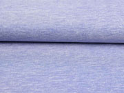 Baumwolle Leinen, blau wei� meliert