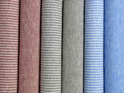 Leinen Viskose, hellblau meliert