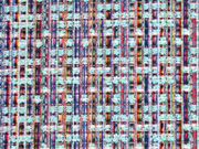 Boucle Stoff Glitzergarn gewebt, mint