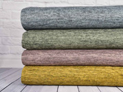 Melierter Strickstoff, hellkhaki