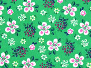 Baumwolle Blumen, wei� rosa gr�n