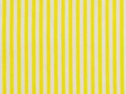 Baumwolle Streifen 2mm, gelb wei�