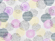 Jersey Kreise Magic UV-Licht Farbeffekt, wei�