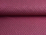 gesteppter Jacquard Jersey Rauten, weinrot