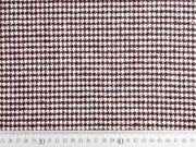 Mantelstoff Glencheck Hahnentritt Doubleface, sand braun