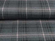 Jacquard Jersey gro�es Karo, hellrosa schwarz dunkelgrau