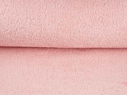 Teddyfleece Teddyfell aus Baumwolle, helles apricot