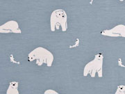 Jersey Eisb�ren Fische, wei� graublau