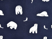 Jersey Eisb�ren Fische, wei� dunkelblau