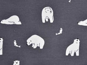 Jersey Eisb�ren Fische, wei� dunkelgrau