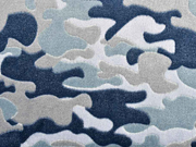 Wellness Fleece Jacquard Camouflage, dunkel jeansblau