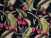 Jersey Digitaldruck Leoparden im Dschungel