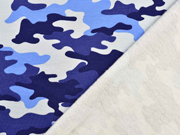 Sweatstoff Camouflage, Blaut�ne