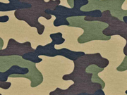 Sweatstoff Camouflage, khaki braun beige