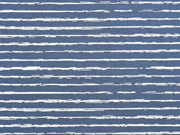 Jersey Streifen blurry stripes, wei� jeansblau