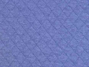 Steppjersey Baumwolle Rauten, dunkles jeansblau