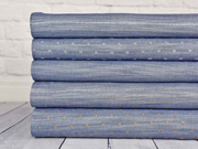 Viskose Jeanslook uni, jeansblau