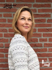 Jacquard Mexico - schwarz/ecrue