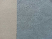 Vintage Lederimitat gepr�gte Optik, eisblau