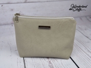 Vintage Lederimitat gepr�gte Optik, taupe