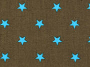 BW Sterne 1 cm aquamarin auf khaki