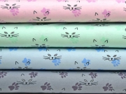 Jersey Katzengesichter & Tatzen, grau