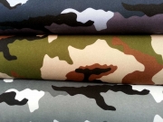 angerauter Sweat Camouflage, gr�n