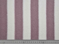 Frottee Streifen, mauve cremeweiss