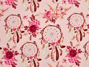 Jersey Digitaldruck Traumf�nger Rosen, hellapricot